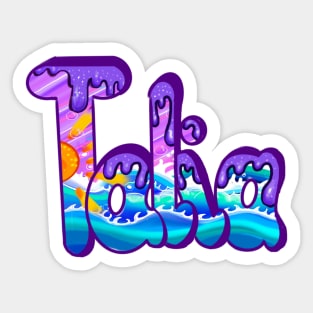 Talia top 10 best personalized first name gift ideas for girls named Talia Sticker